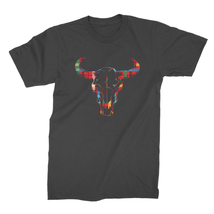 Tartan Bull Skull